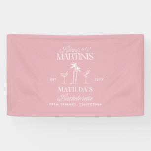 Bikinis and martinis Elegant vintage bachelorette Banner