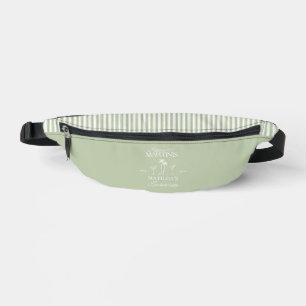 Bikinis and martinis Elegant vintage bachelorette Fanny Pack