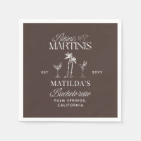 Bikinis and martinis Elegant vintage bachelorette
