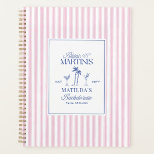 Bikinis and martinis Elegant vintage bachelorette Planner