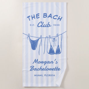 Bikinis Coastal Bachelorette Weekend Beach Towel