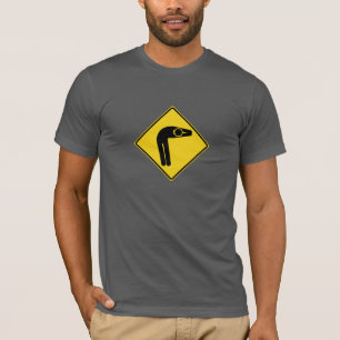 Bikram Yoga "Half Moon Pose" Sign T-Shirt