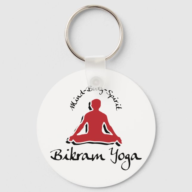 Bikram Yoga Keychain (Front)