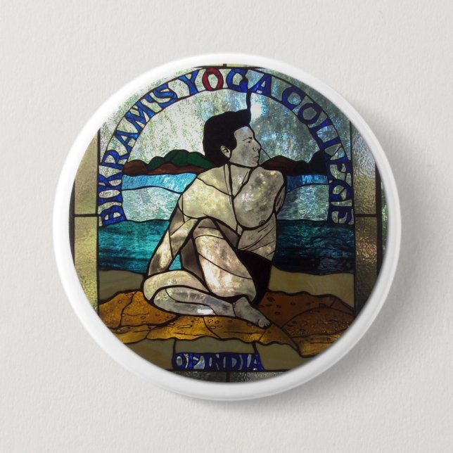 Bikrams yoga spine twist button (Front)