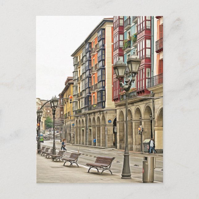  Bilbao. #16.  Postcard (Front)