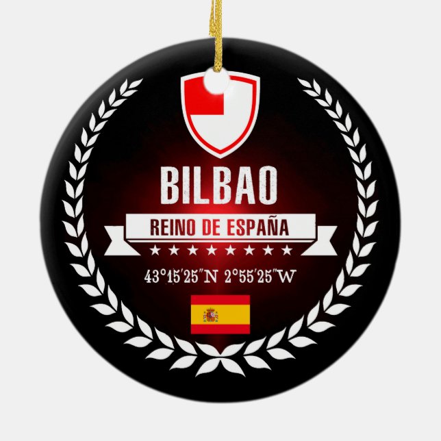 Bilbao Ceramic Ornament (Back)
