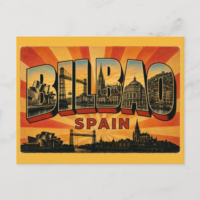 Bilbao Spain Guggenheim Museum Postcard (Front)
