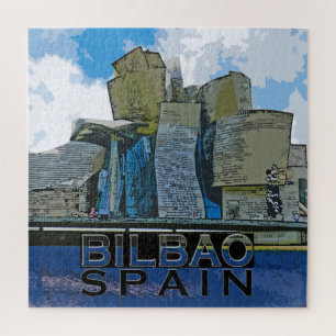 Bilbao Square Puzzle. Jigsaw Puzzle