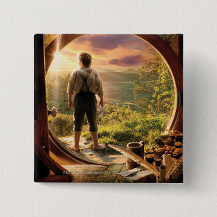 BILBO BAGGINS™ Back in Shire Collage 2 Inch Square Button