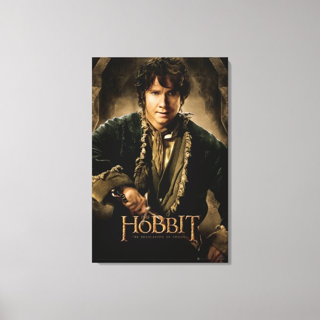 BILBO BAGGINS™ Character Poster 1 Canvas Print (Front)