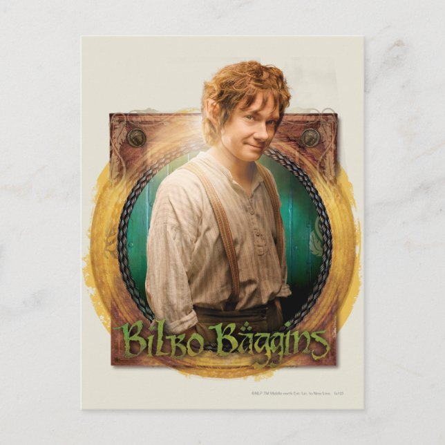 BILBO BAGGINS™ Character with Name Postcard (Front)