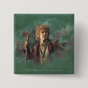 BILBO BAGGINS™ Illustration 2 Inch Square Button