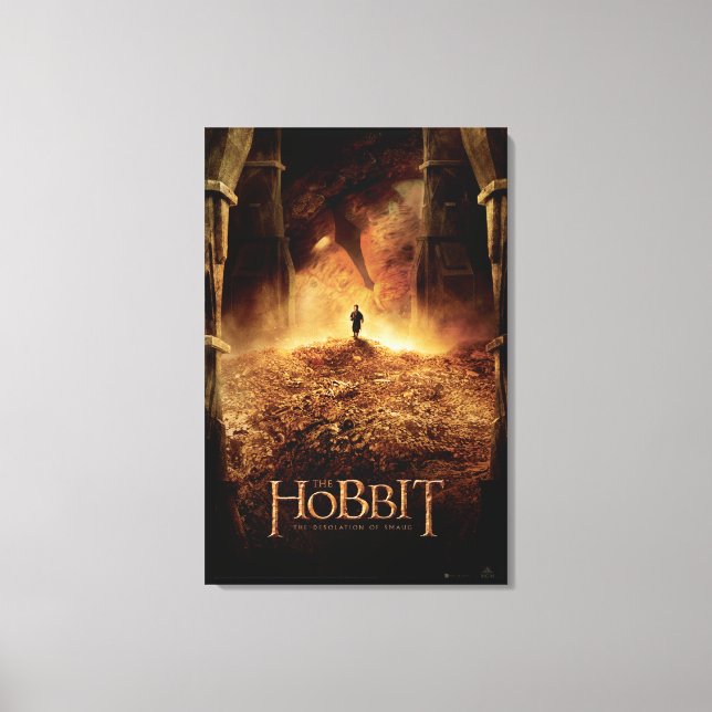 BILBO BAGGINS™ in the Eye of SMAUG™ Canvas Print (Front)