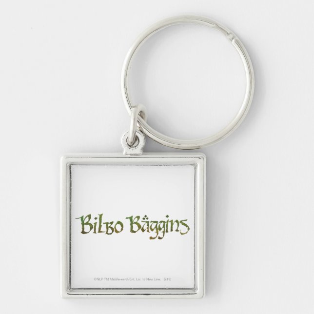 BILBO BAGGINS™ Textured Keychain (Front)