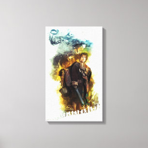 BILBO BAGGINS™ & The Company of Dwarves Graphic Canvas Print