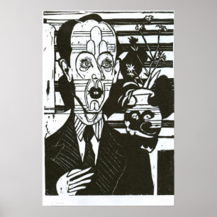 Bildnis Dr Huggler Poster