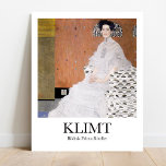 Bildnis Fritza Riedler by Gustav Klimt Poster<br><div class="desc">Add a touch of elegance to your home with this beautiful poster of Gustav Klimt’s “Portrait of Fritza Riedler.” Painted in 1906, this portrait depicts Fritza Riedler, the wife of Alois Riedler, seated in an armchair. Klimt’s imagination takes over in this piece, as the armchair is transformed into a two-dimensional...</div>
