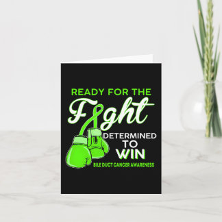 Bile Duct Cancer Awareness Green Butterfly  Card