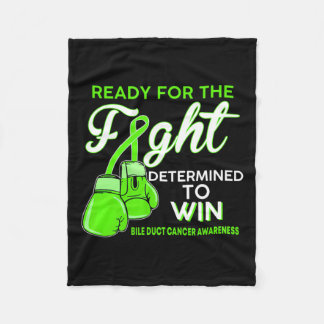 Bile Duct Cancer Awareness Green Butterfly Fleece Blanket
