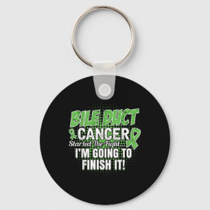 Bile Duct Cancer Awareness Ill Finish This Fight Keychain