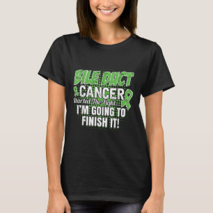 Bile Duct Cancer Awareness Ill Finish This Fight T-Shirt