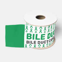 Bile Duct Cancer Awareness Pattern Ribbon