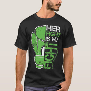 Bile Duct Cancer Her Fight Is My Fight Boxing Glov T-Shirt
