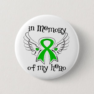 Bile Duct Cancer In Memory of My Hero 2 Inch Round Button