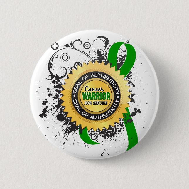 Bile Duct Cancer Warrior 23 2 Inch Round Button (Front)