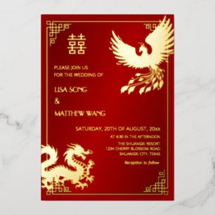 BILINGUAL Dragon And Phoenix Chinese Wedding