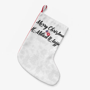 Bilingual Maltese American Xmas Stocking