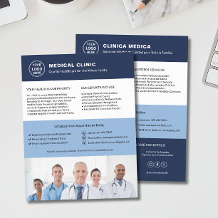 Bilingual Medical Clinic   English Spanish Flyer