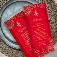 Bilingual Ranunculus Chinese "Longevity" Birthday