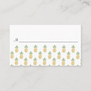 Bilingual Tropical Place Card (100)