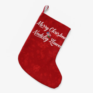 Bilingual Welsh American Xmas Stocking