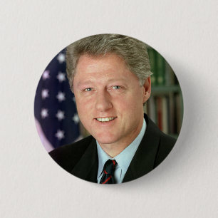 Bill Clinton 2 Inch Round Button