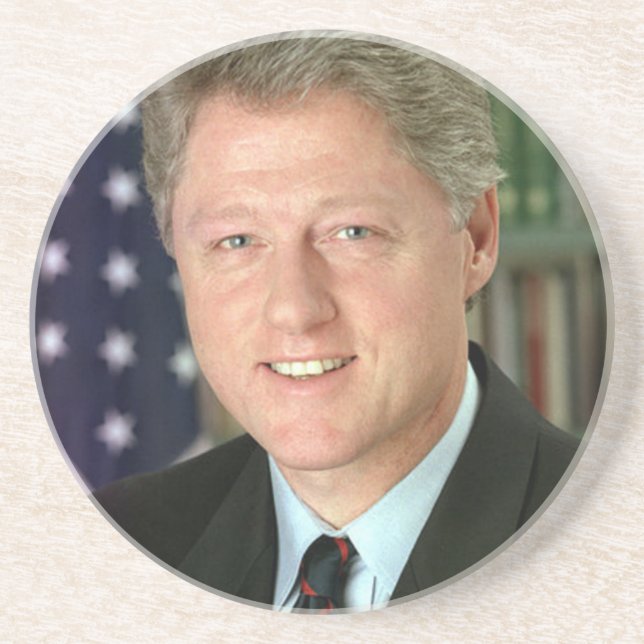 Bill Clinton Coaster (Front)