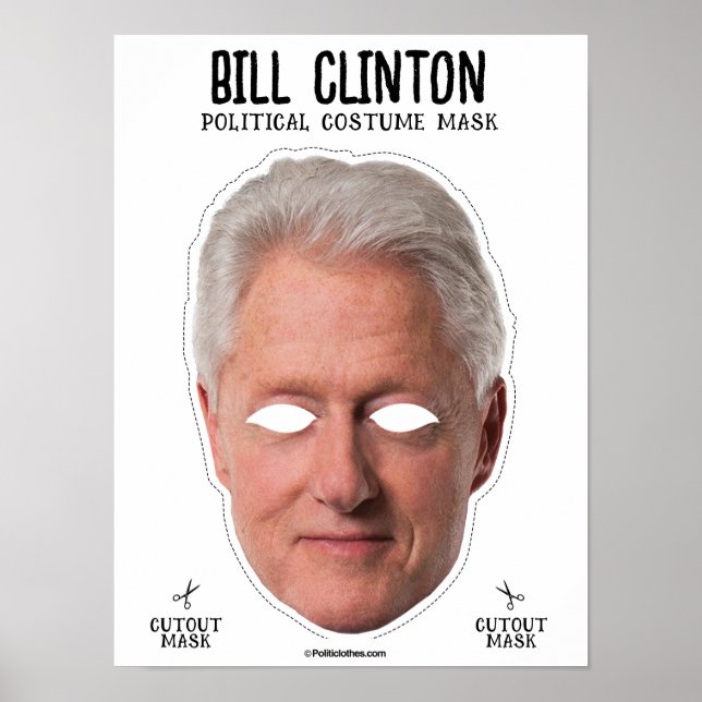 Bill Clinton Costume Mask Poster (Front)