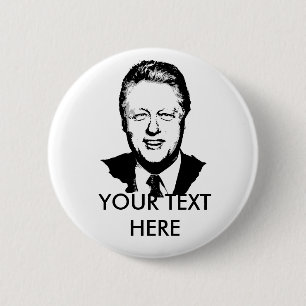 Bill Clinton Gear 2 Inch Round Button