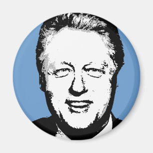 Bill Clinton Gear Magnet