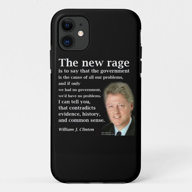 Bill Clinton Non Gouvernement Citer iPhone 5 Coque (Dos)