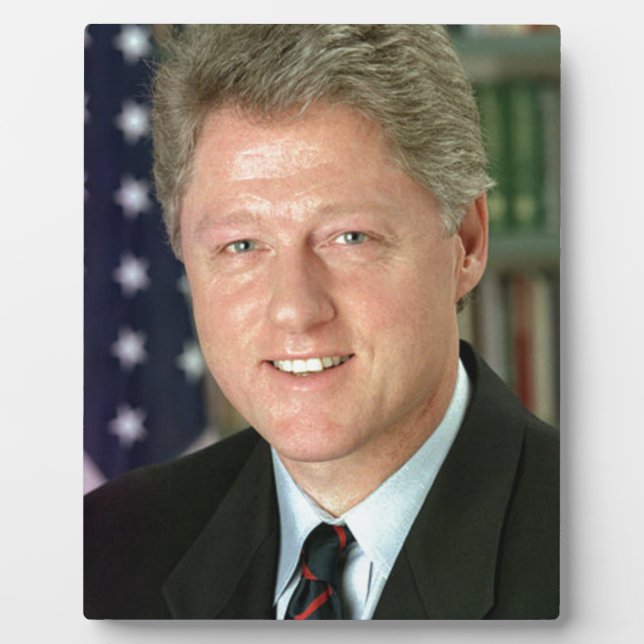 Bill Clinton Plaque (Front)