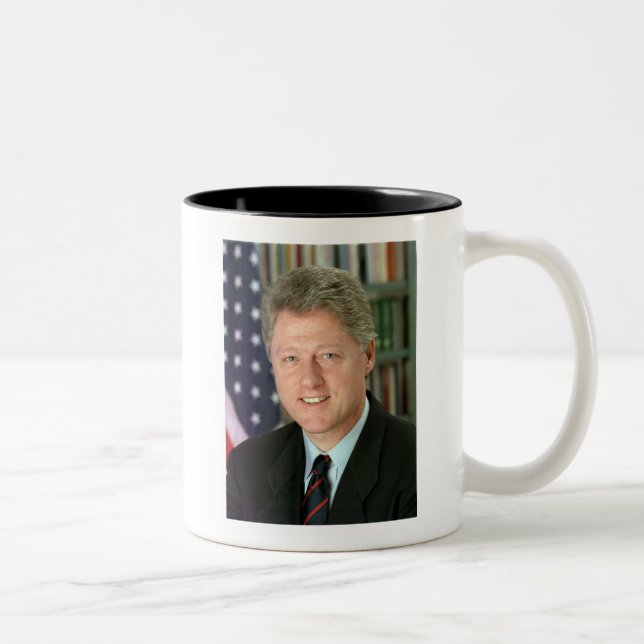 Bill Clinton Two-Tone Coffee Mug (Right)
