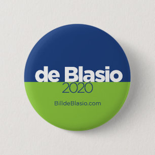 Bill de Blasio 2020 2 Inch Round Button