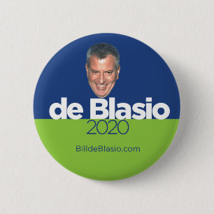 Bill de Blasio for President 2 Inch Round Button