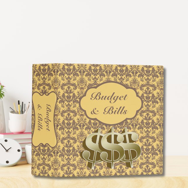 Bill Debt Budget Family Organizer•Orange• Binder (Creator Uploaded)