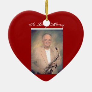 bill, In Loving Memory Ceramic Ornament