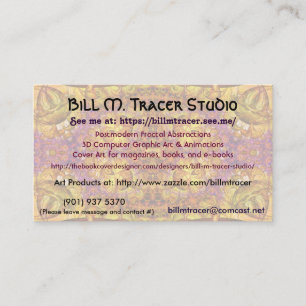 Bill M Tracer Studio Business Cards Final 5