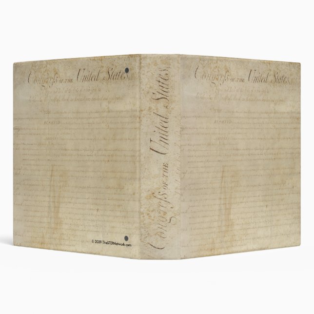 Bill Of Rights Binder (Background)