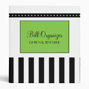 Bill Organizer Binder